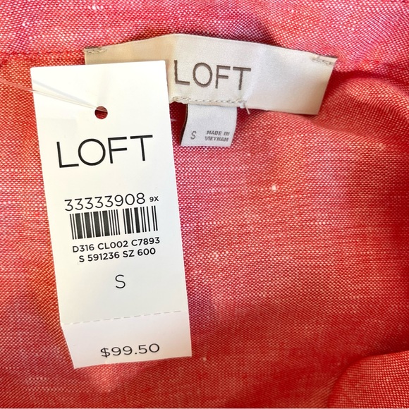 LOFT Hi-Lo Shirtdress NWT - Picture 6 of 7